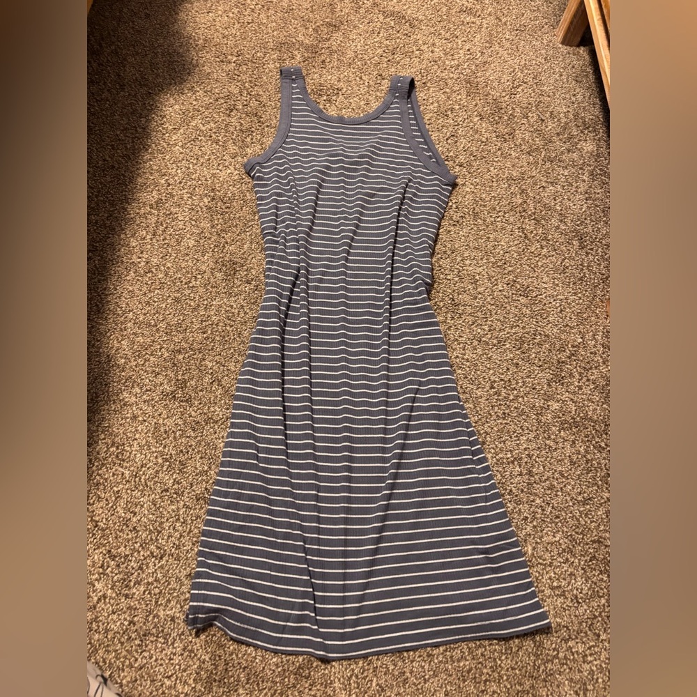 Abercrombie & Fitch Blue Striped Dress